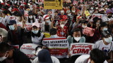 500 задържани при протестите в Мианмар