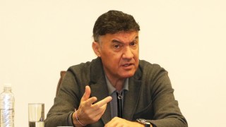 Президентът на Българския футболен съюз Борислав Михайлов представители на оперативното