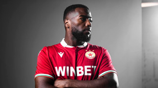 Нападателят на ЦСКА Дюкенс Назон вкара втория гол за победата