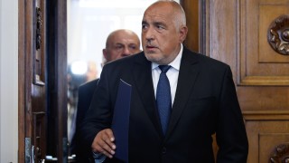 Лидерът на ГЕРБ и бивш премиер Бойко Борисов пристигна в