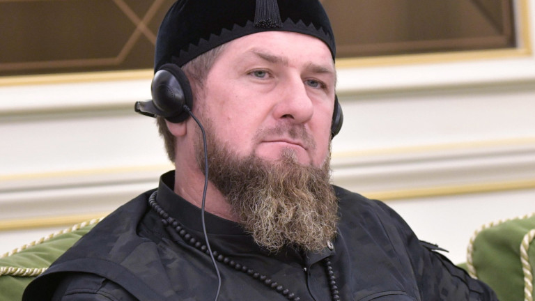 Чеченският лидер Рамзан Кадиров, който е в Украйна като част