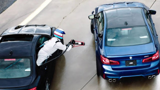 Машина от новото поколение на спортния седан BMW M5 постави