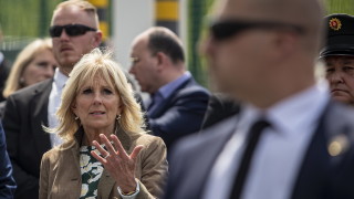 Първата дама на САЩ Джил Байдън посети Словакия където се