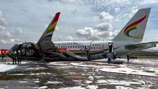 Пътнически самолет Еърбъс А319 на Тибетски авиолинии изпълняващ полет TV9833