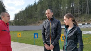 Най добрите биатлонисти на България Милена Тодорова и Владимир Илиев