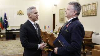 Служебният премиер Андрей Гюров проведе работна среща с временно изпълняващ