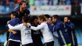 Капитанът на Реал Мадрид Серхио Рамос и вратарят на белите