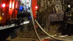 Голям пожар горя в центъра на Варна