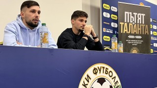 Футболистите на ЦСКА и националния отбор Иван Турицов и Християн