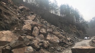 Свлачище между Асеновград и Смолян заради валежите