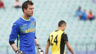 Вратарят на Ботев Пловдив Иван Чворович дали случайно или