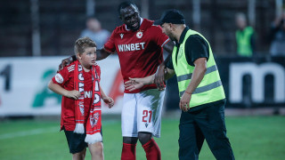 С подаването си за втория гол на ЦСКА снощи Амос