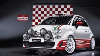 Превърнаха хетчбека Abarth 500 в рали автомобил