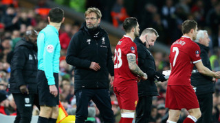 Мениджърът на Ливърпул Юрген Клоп бе видимо разочарован след загубата