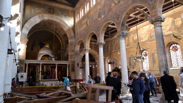 Взрив в коптска църква в Египет взе жертви