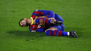 Защитникът на Барселона Роналд Араухо ще отсъства от терените