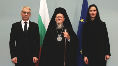 Патриарх Вартоломей се срещна с Денков и Габриел