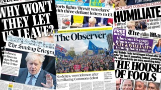 Вестниците на Острова работиха до късно вечерта в събота за