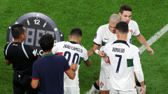 Кристиано Роналдо е играл с топката 11 пъти в мача с Мароко