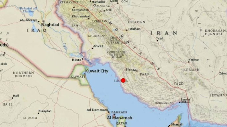 Земетресение удари недалеч от атомна централа в Иран