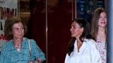  Кралица Летисия и фамилната кралска почивка в Палма де Майорка с кралица София 