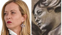 Премахнаха ангел, реставриран с лика на Мелони, от римска църква