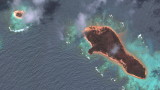Публикуваха снимки на разрушенията на Тонга след изригването на вулкана