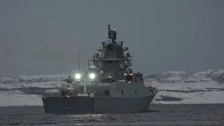 Руският военен кораб Адмирал на флота на Съветския съюз Горшков