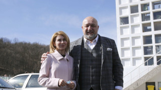Министърът на младежта и спорта Красен Кралев и кметът на
