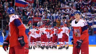 Олимпийските атлети от Русия се класираха за финала на хокейния турнир