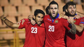 Националният отбор на Армения запази шансове за участие на Евро