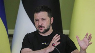 Президентът на Украйна Володимир Зеленски посети град Днипро в Югоизточна