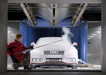 Audi с нов въздушен тунел за климатични тестове