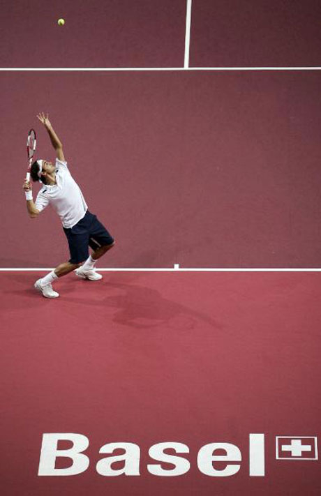 Роджър Федерер се класира за четвъртфиналите в Базел