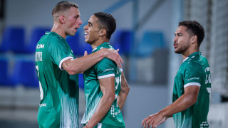 Лудогорец се затрудни сериозно но успя да отстрани Динамо Минск