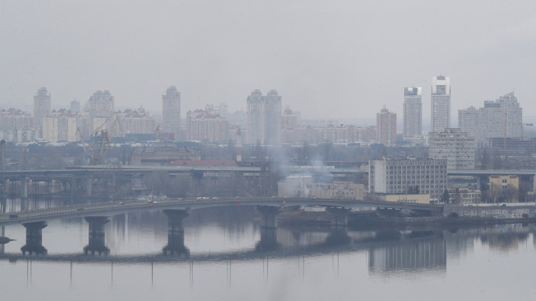 Шест руски балона бяха забелязани над Киев, като повечето бяха