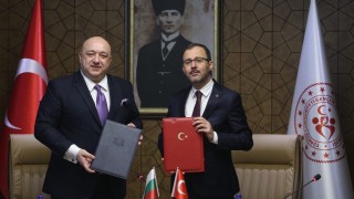 Спортните министри на България и Турция подписаха Меморандум за сътрудничество в областта на младежта и спорта