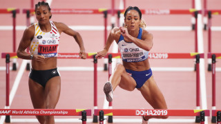 Състезанието в дамския седмобой на Световното първенство по лека атлетика