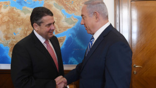 Германският външен министър Зигмар Габриел се срещна с израелския премиер