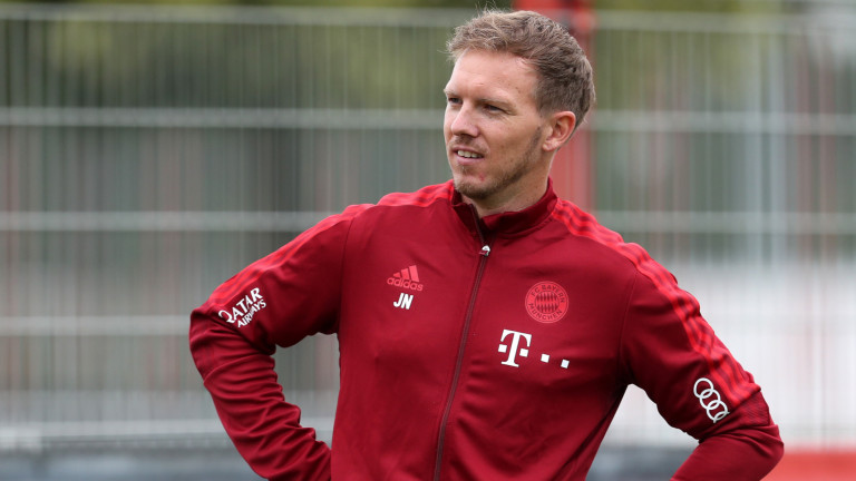 Треньорът на Байерн (Мюнхен) - Юлиан Нагелсман има големи очаквания