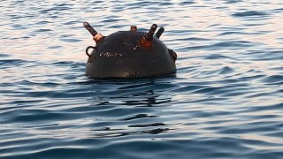 Гръцките военноморски сили откриха морска мина край Епаноми южно от