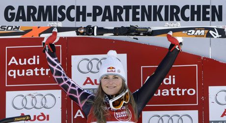 Линдзи Вон с нова победа в Гармиш-Партенкирхен