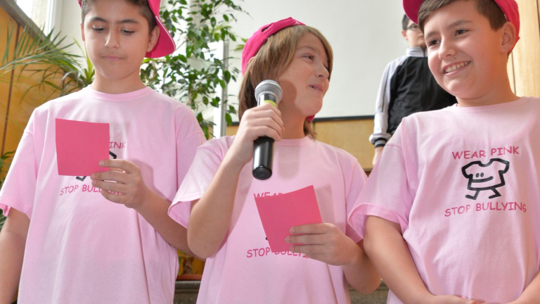 Днес е Денят на розовата тениска, който се обявява срещу училищния тормоз