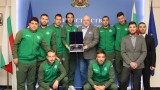Министър Кралев награди световните вицешампиони по футбол 5