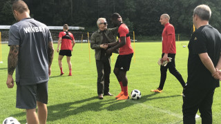 Гриша Ганчев пристигна в Тетевен и изгледа цялата тренировка на