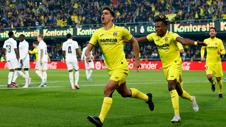 Виляреал победи Реал (Мадрид) с 2:1 в трети мач от