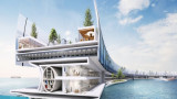 Dogen City на японската компания N-Ark - плаващият град, който се адаптира към климата и се грижи за здравето на хората
