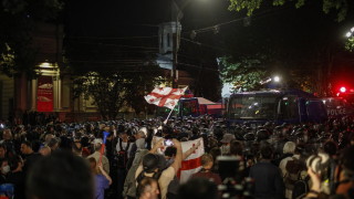 Без инциденти завърши протестът в Тбилиси