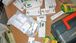 500 таблетки наркотично вещество заловиха на Лесово