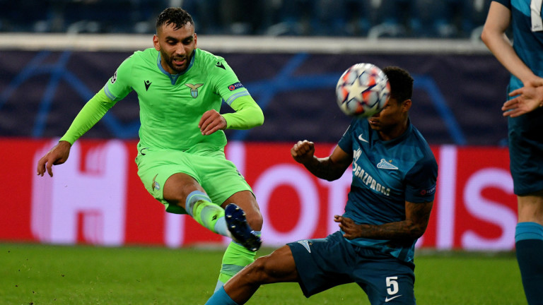 Зенит и Лацио завършиха наравно 1:1 в мач от груповата